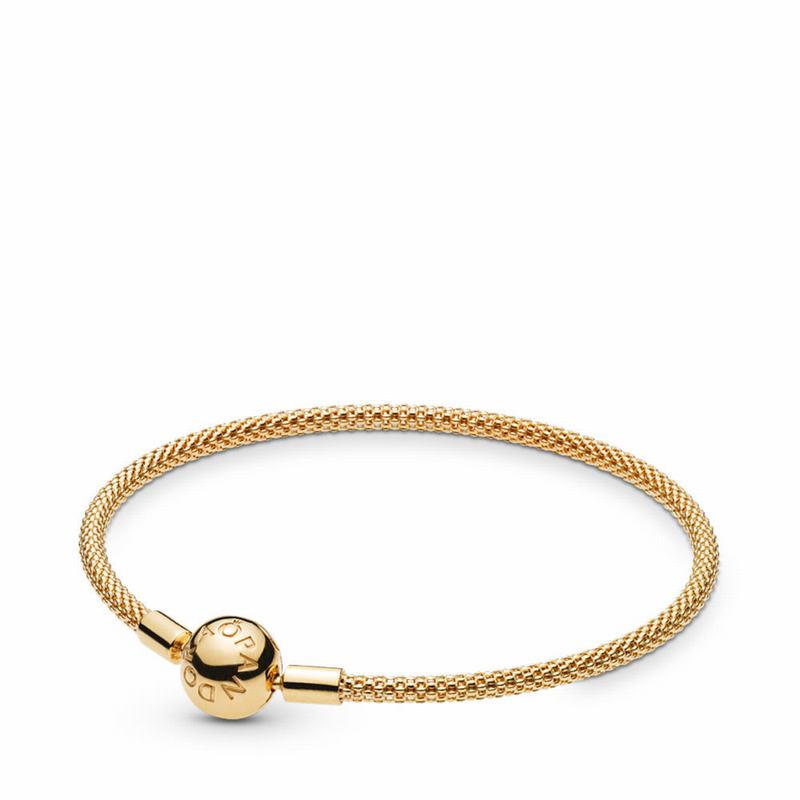 Pandora Shine™ Mesh Bracelet Gold Egypt IV7314285
